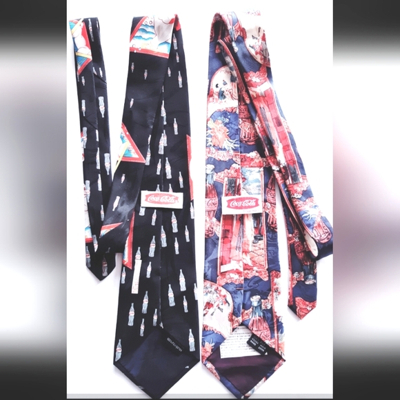 2 Coca-Cola Ties - Picture 2 of 3